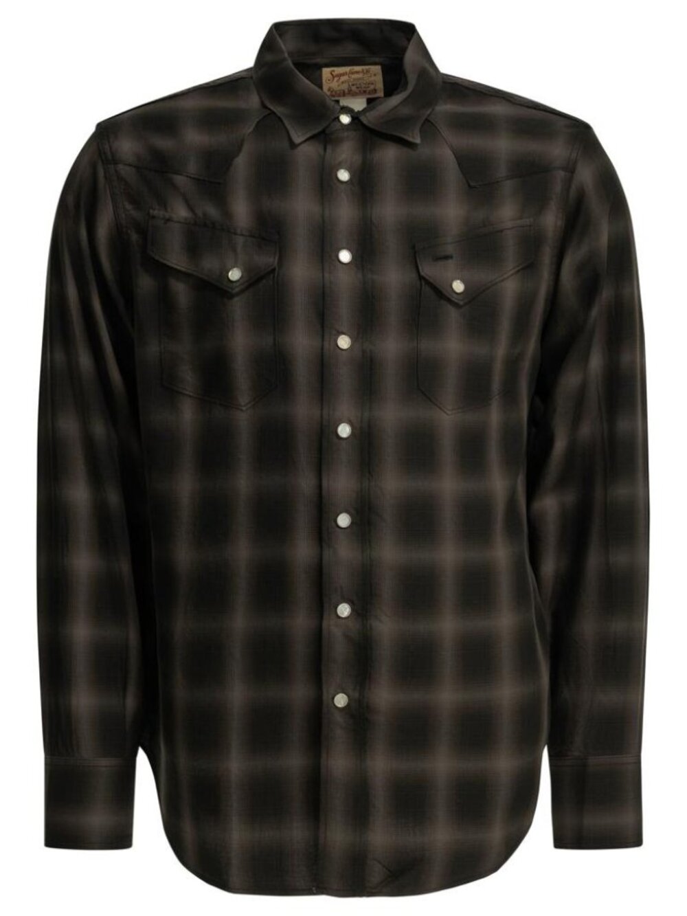 Sugar Cane Casual Plaid Shirt Tag Size M Men